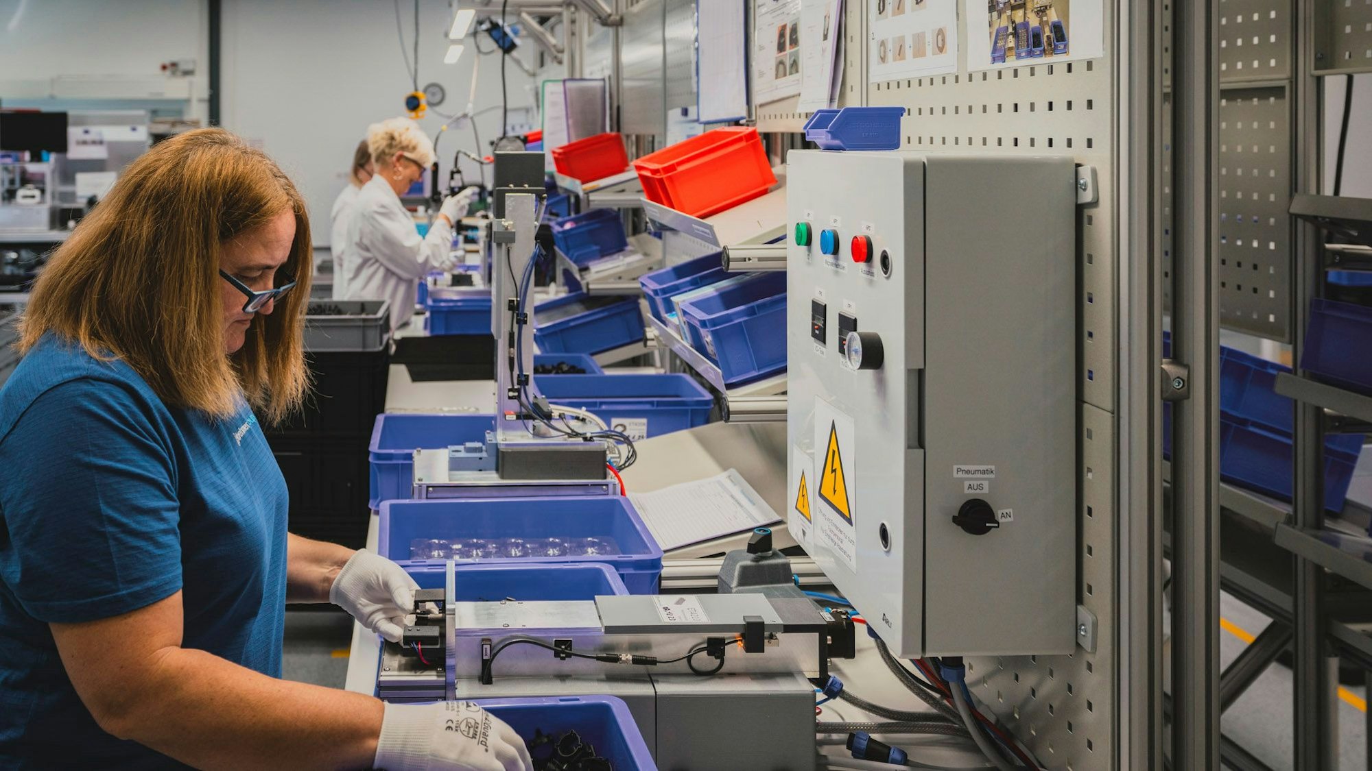 Blick in die Produktion der Brehmergroup.