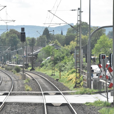 Siegstrecke, Einfahrt Bahnhof Eitorf