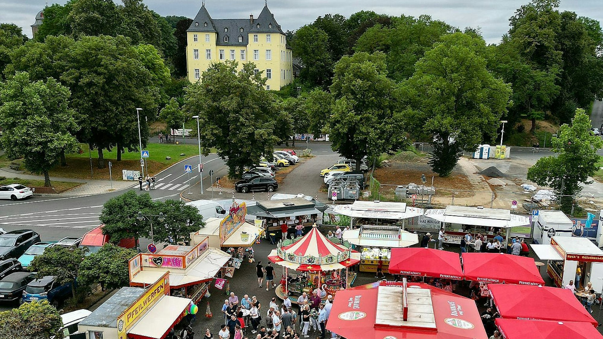 Ein ganz anderes Bild bot sich am Freitagabend, ganz ohne Regen.