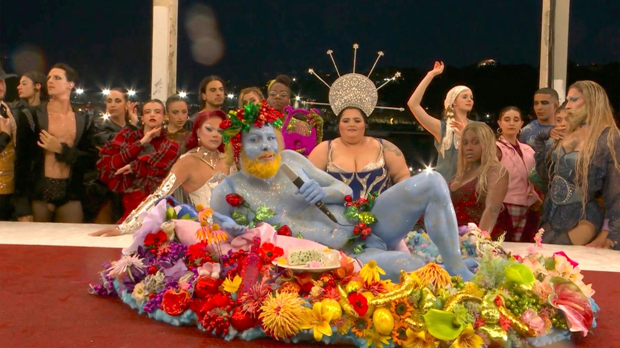 Viel diskutierte Szene bei der Olympia-Eröffnungsfeier: „Letztes Abendmahl“ oder doch nur Dionysos?