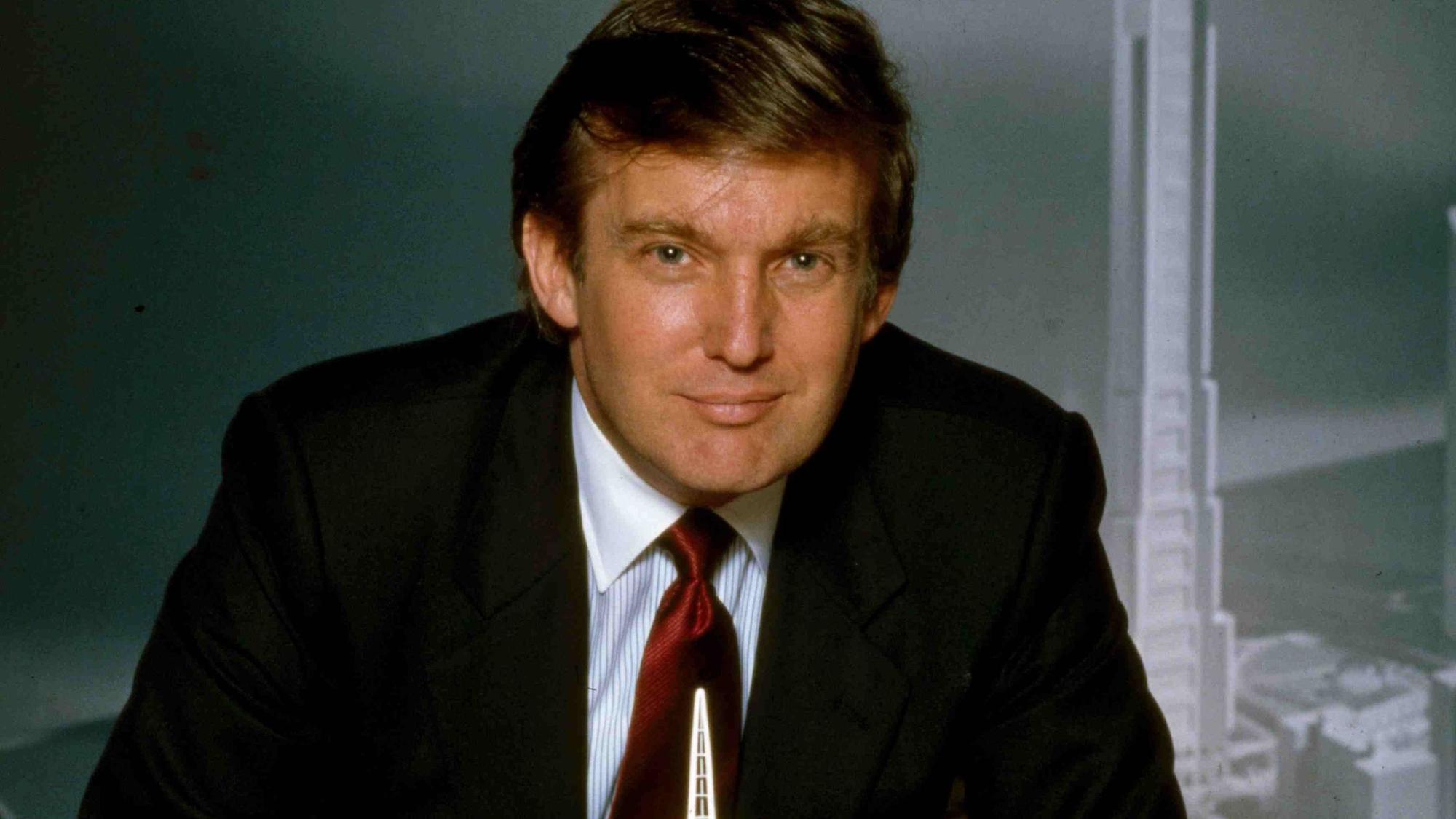 Donald Trump auf einem Foto aus dem Jahr 1982.