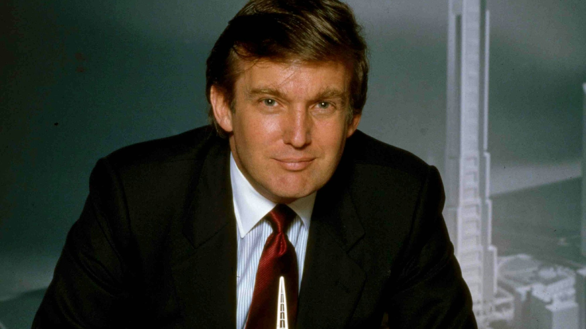 Donald Trump auf einem Foto aus dem Jahr 1982.