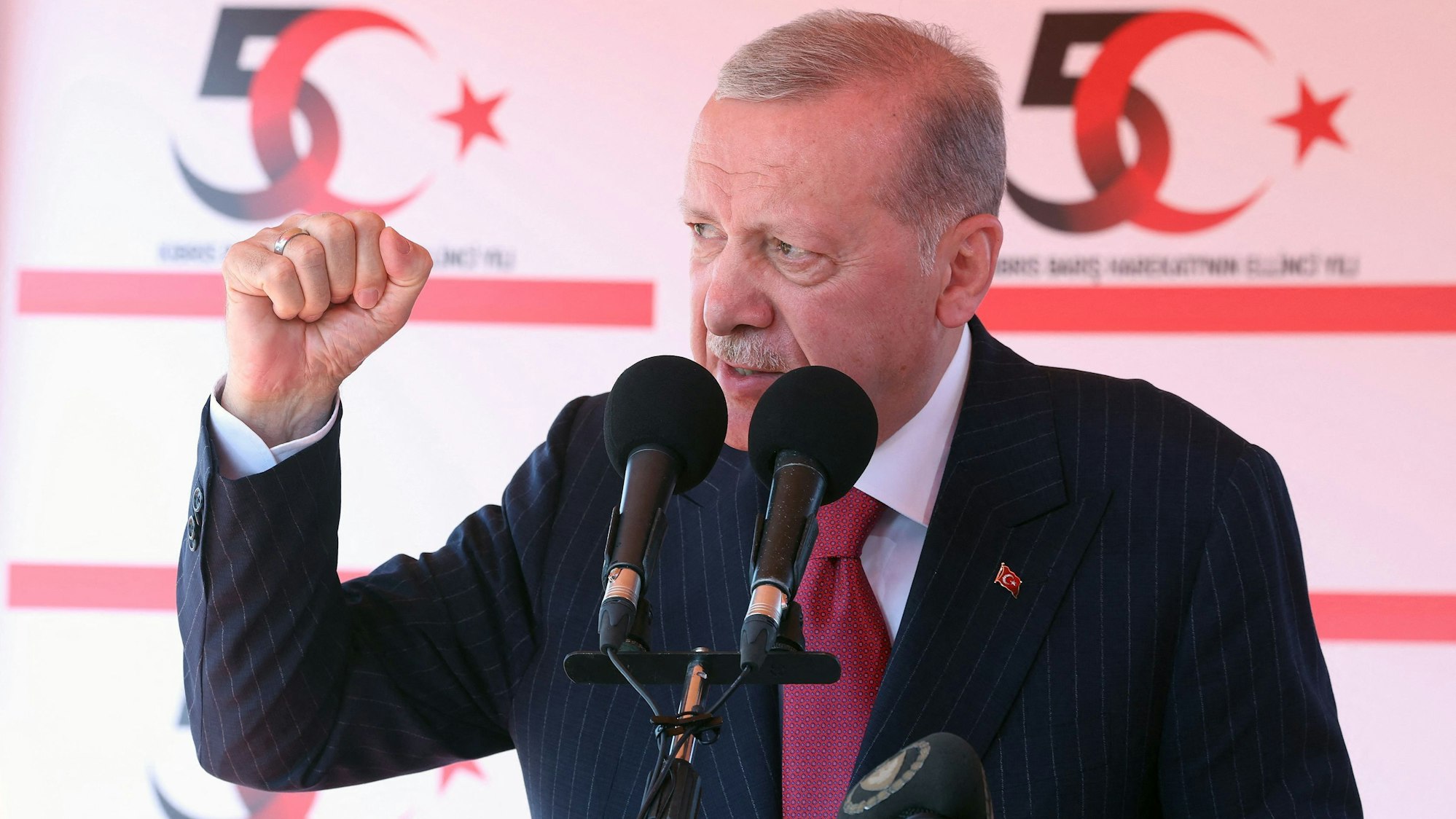 Der türkische Präsident Recep Tayyip Erdogan hat Israel gedroht.
