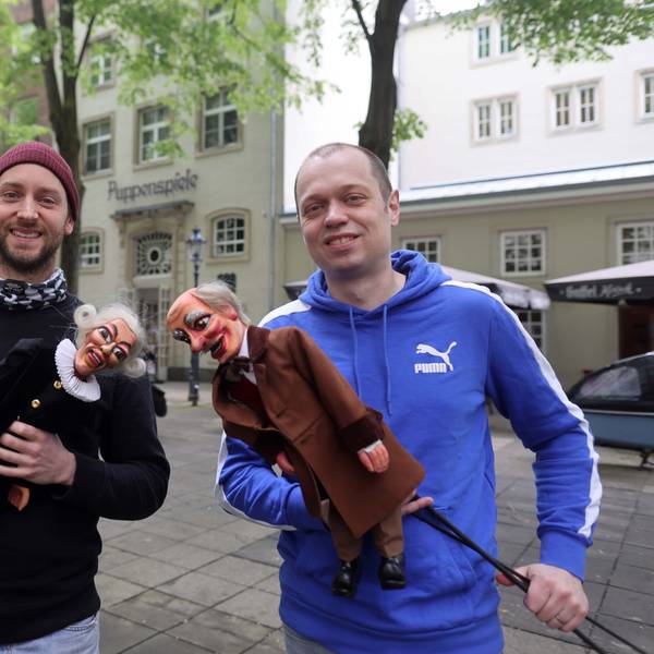Köln, RSK, neue Hänneschen Schauspieler Denis Merzbach (l.) und Martin Moos