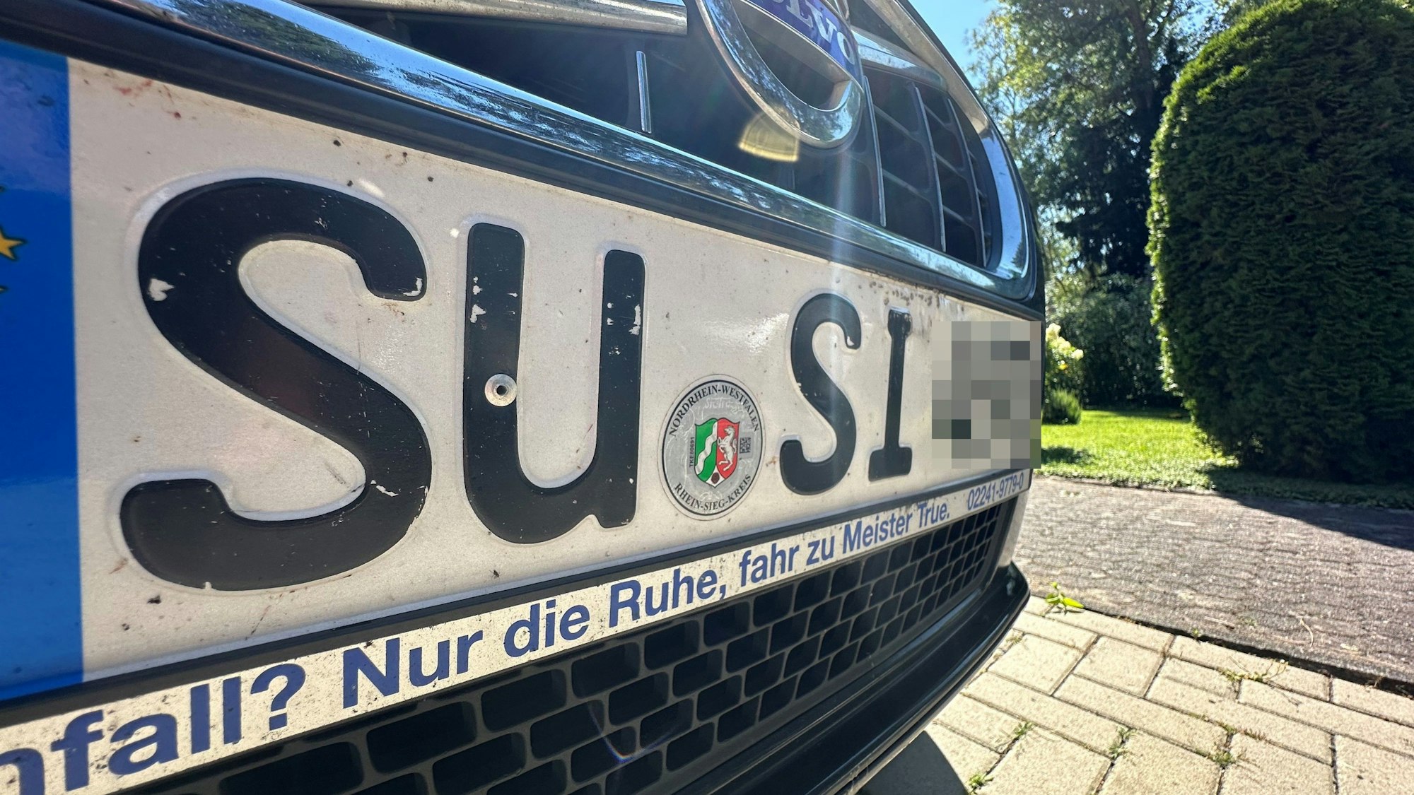 Das beliebteste Wunschkennzeichen im Rhein-Sieg-Kreis ist SU-SI