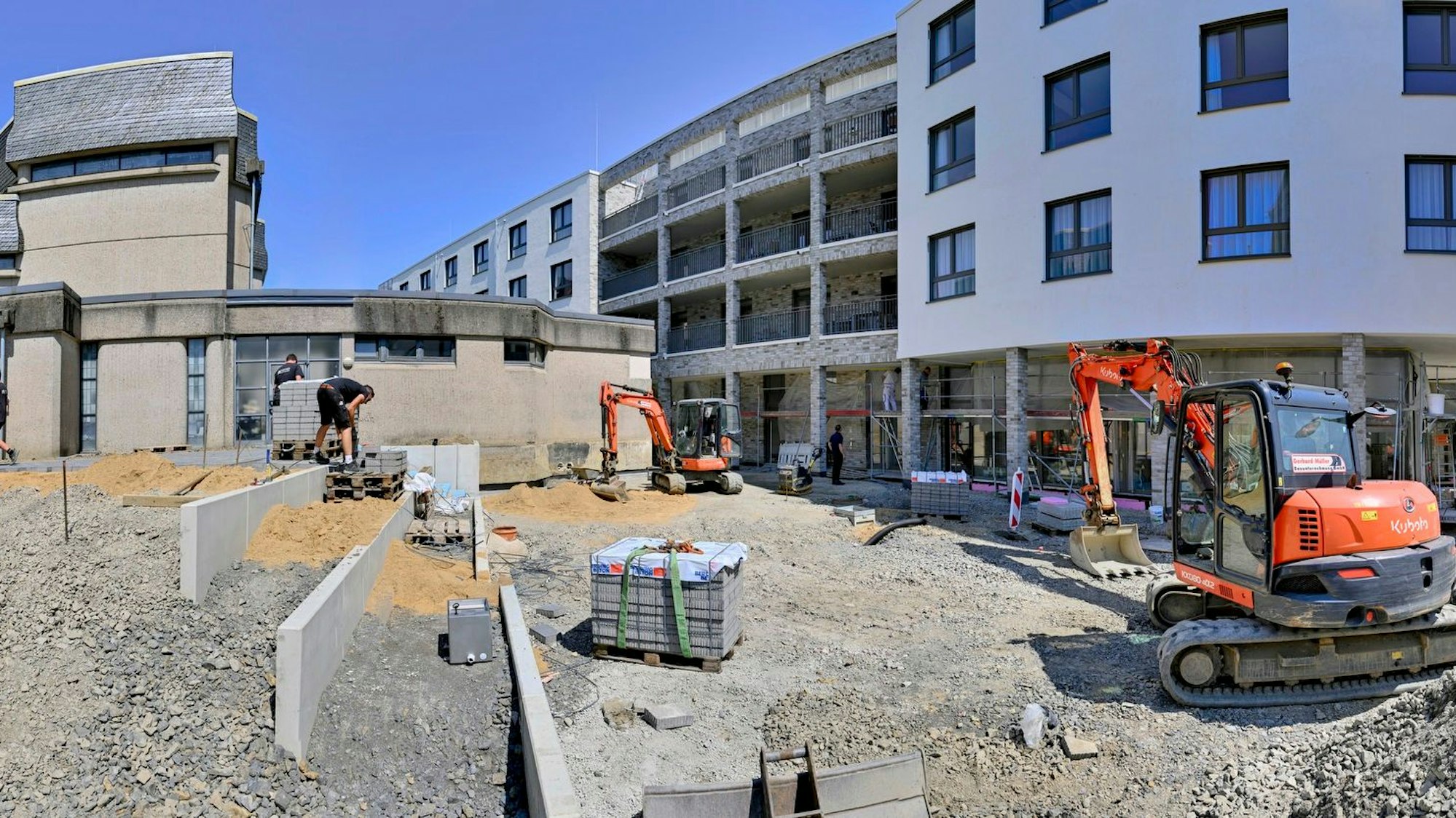 Neubau des Altenheims Haus Franziskus der Caritas.