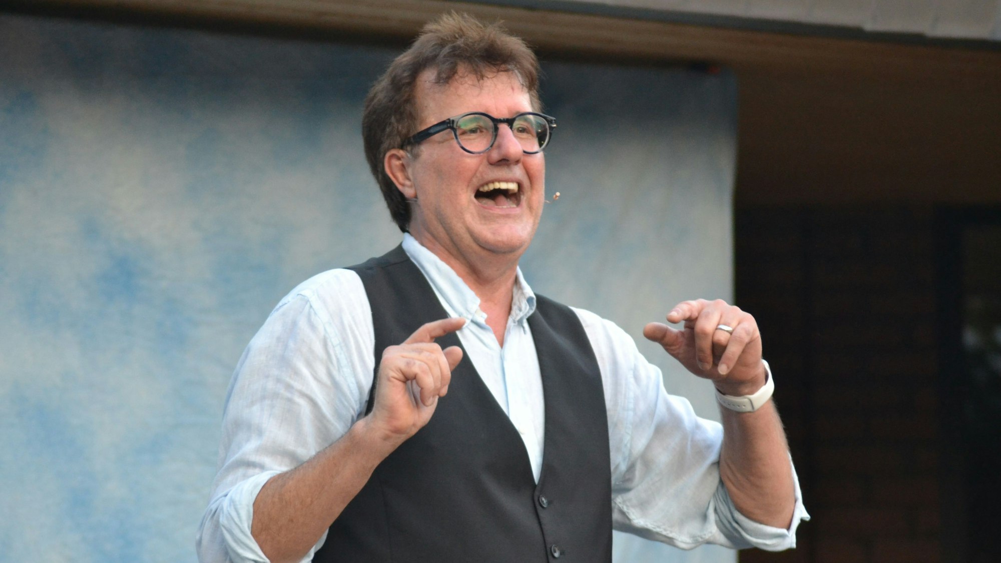 Im vergangenen Jahr zeigte Christoph Brüske vor der Maria Magdalena Kirche vollen Einsatz.