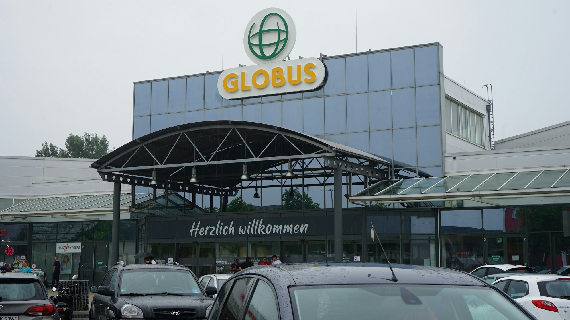 Der Globus in Bedburg.