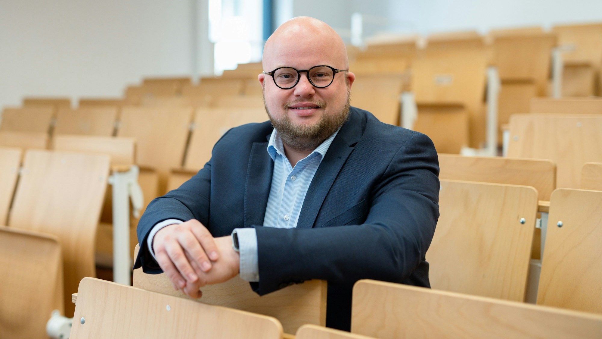 Thomas Hofmann, Leiter des neuen Studiengangs „Rettungswissenschaften“ an der HSD Hochschule Döpfer in Köln