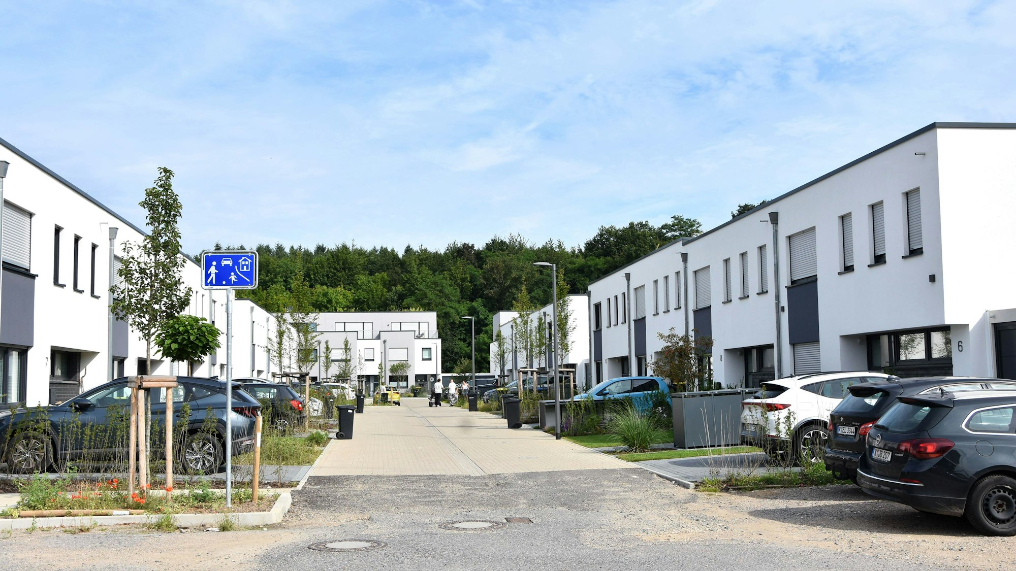 Die Ressourcenschutzsiedlung in Bedburg.