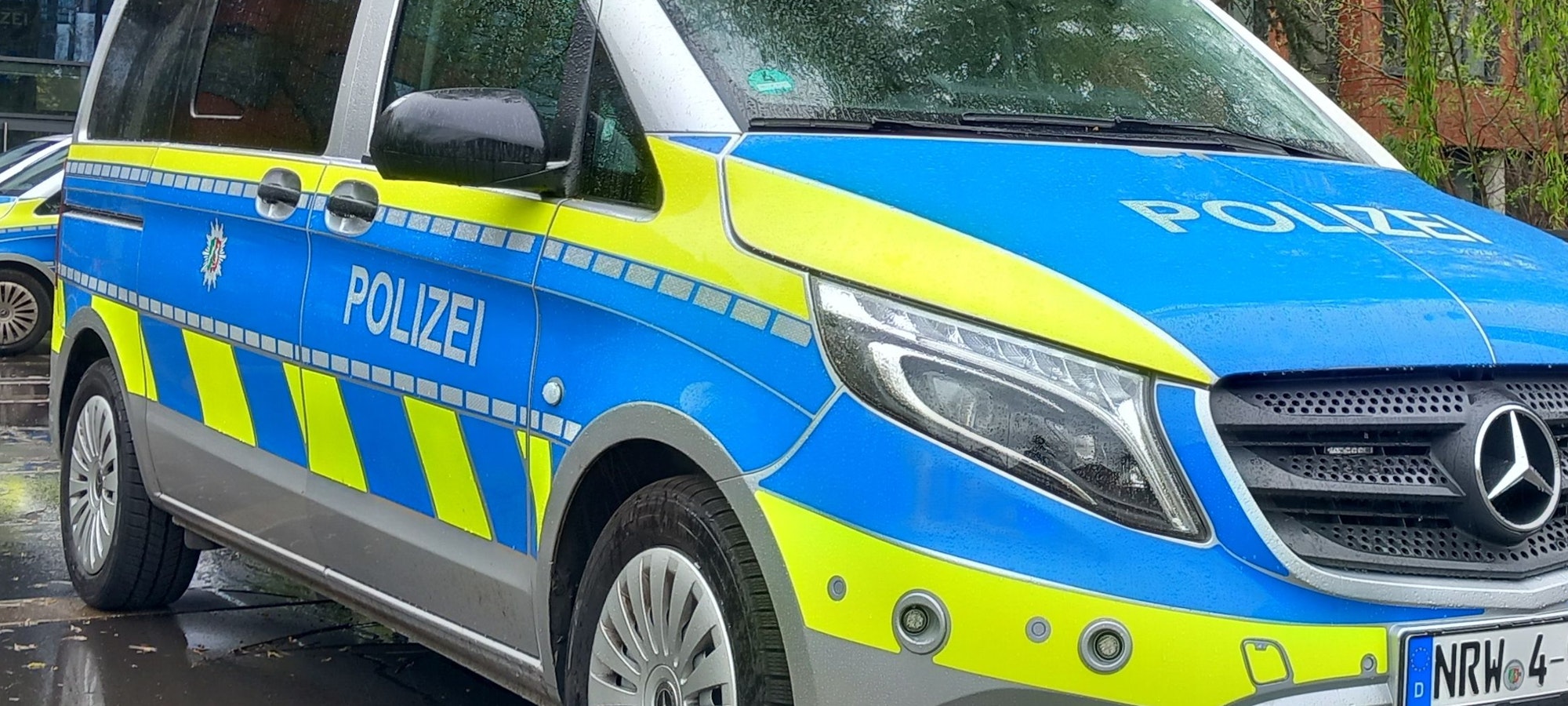 Polizeiwagen des Polizeipräsidiums Bonn.