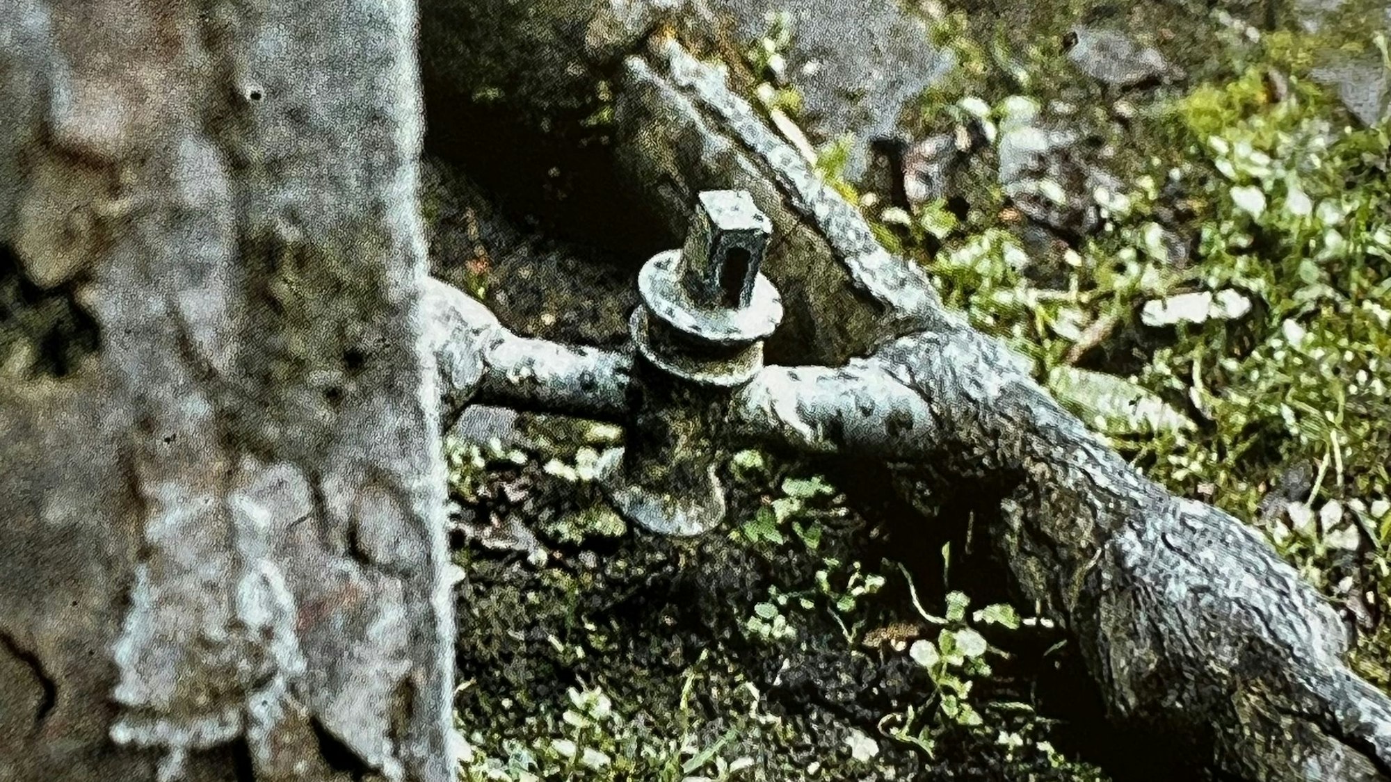 Zu sehen ist eine römische Wasserleitung.