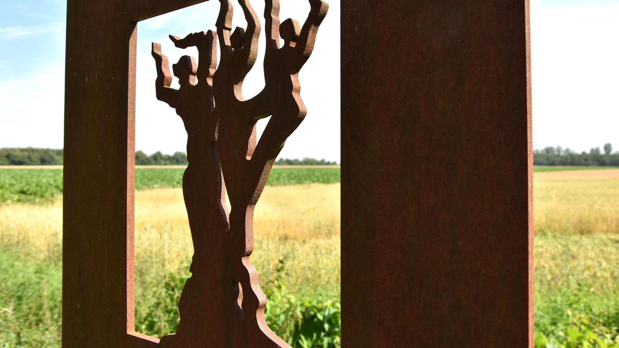 Eine Stele.