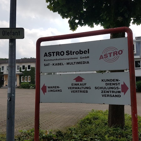 Die Firma Astro Strobel.