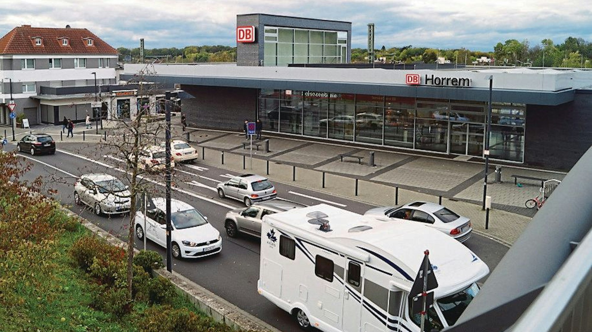 Auf dem Foto ist der Bahnhof Horrem zu sehen.