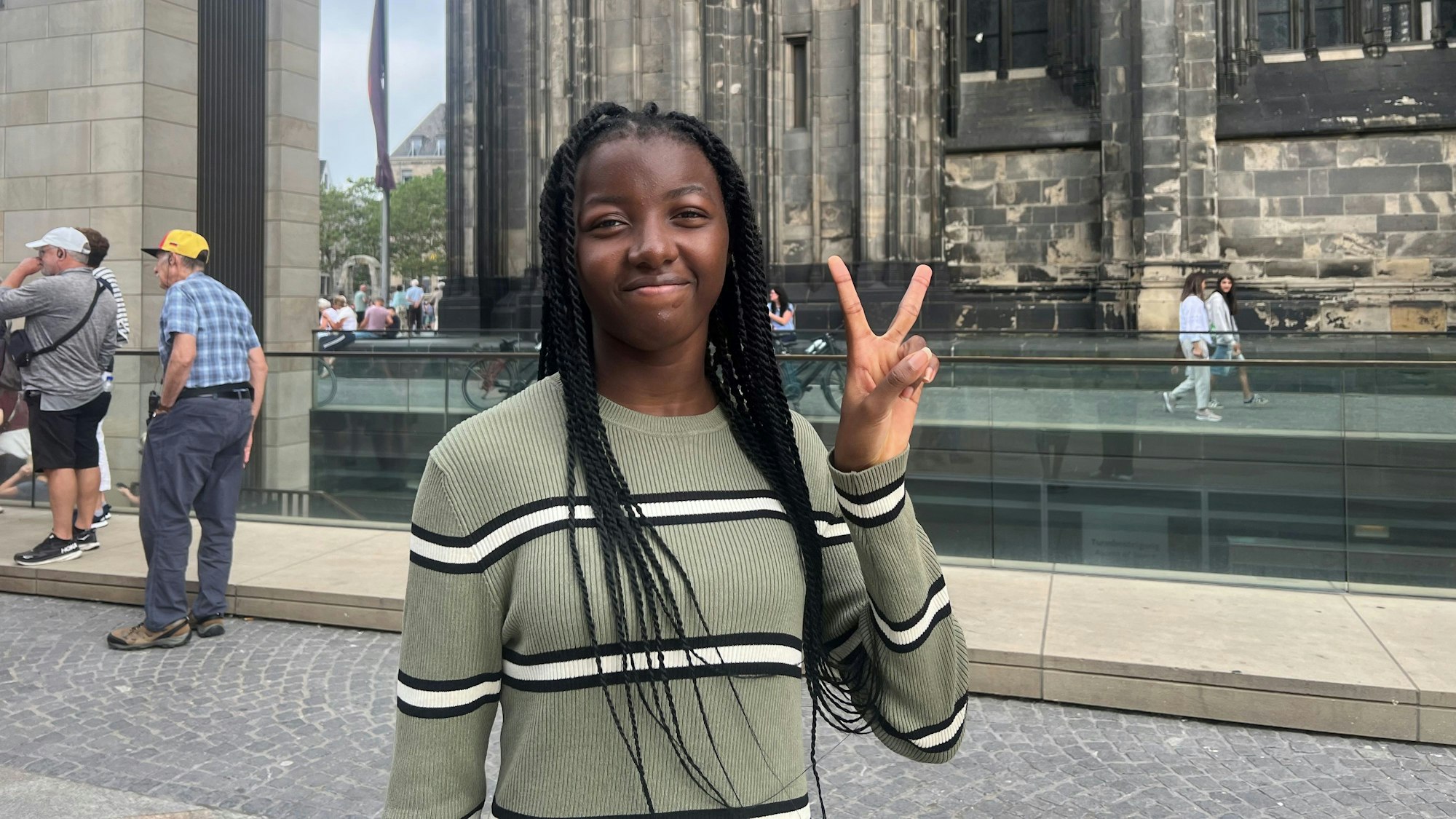 Ashley Dongmo aus Kamerun.