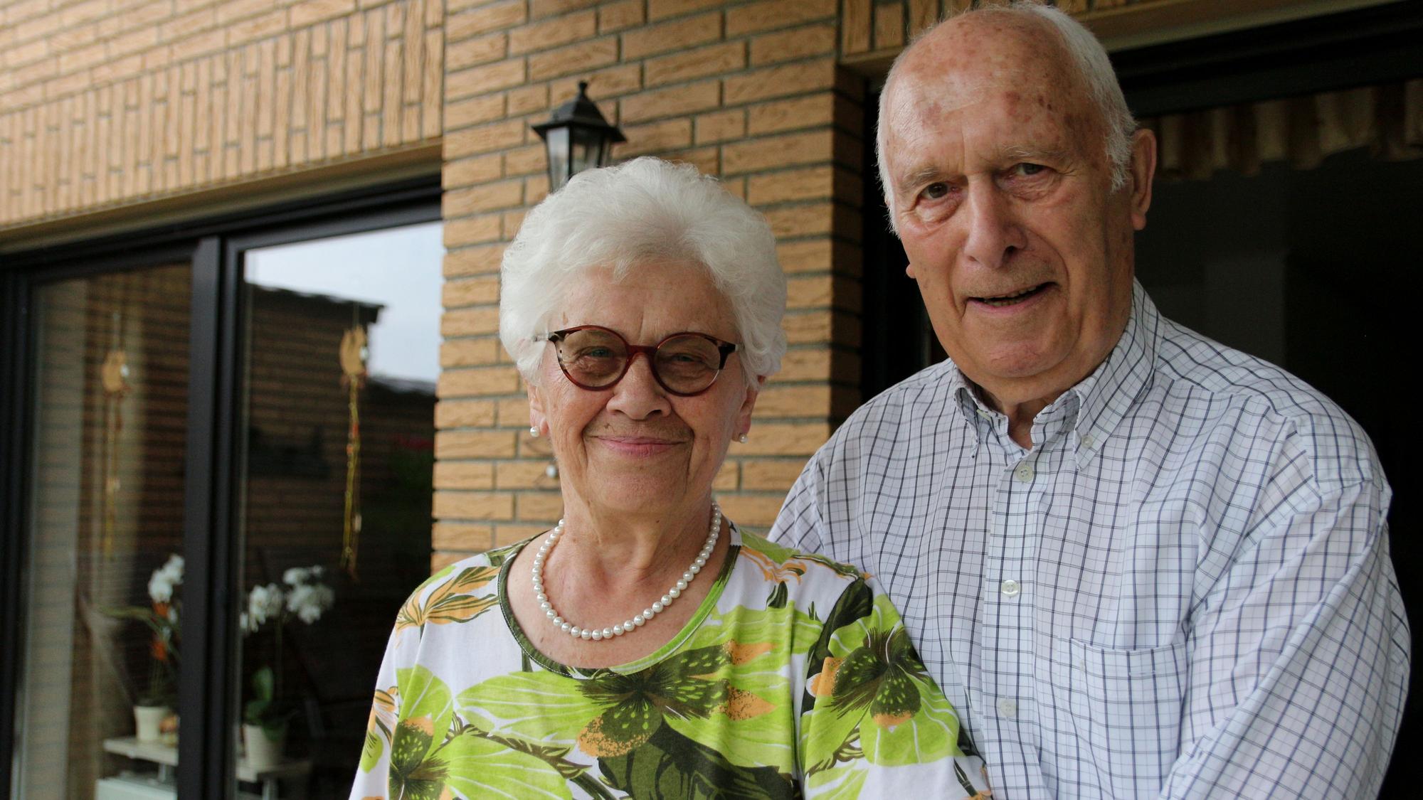 Auf dem Foto sin die Jubilare Maria und Eduard Ropertz zu sehen.