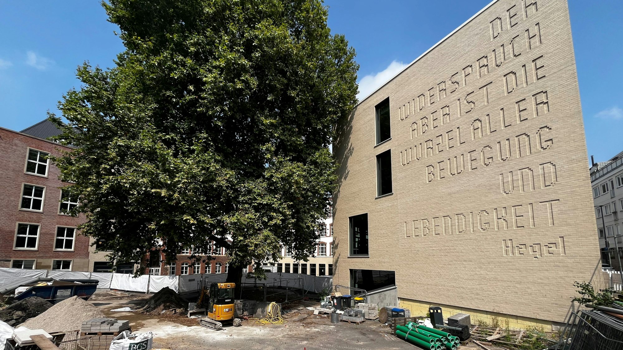 Die neue Seite des Hansa-Gymnasiums.