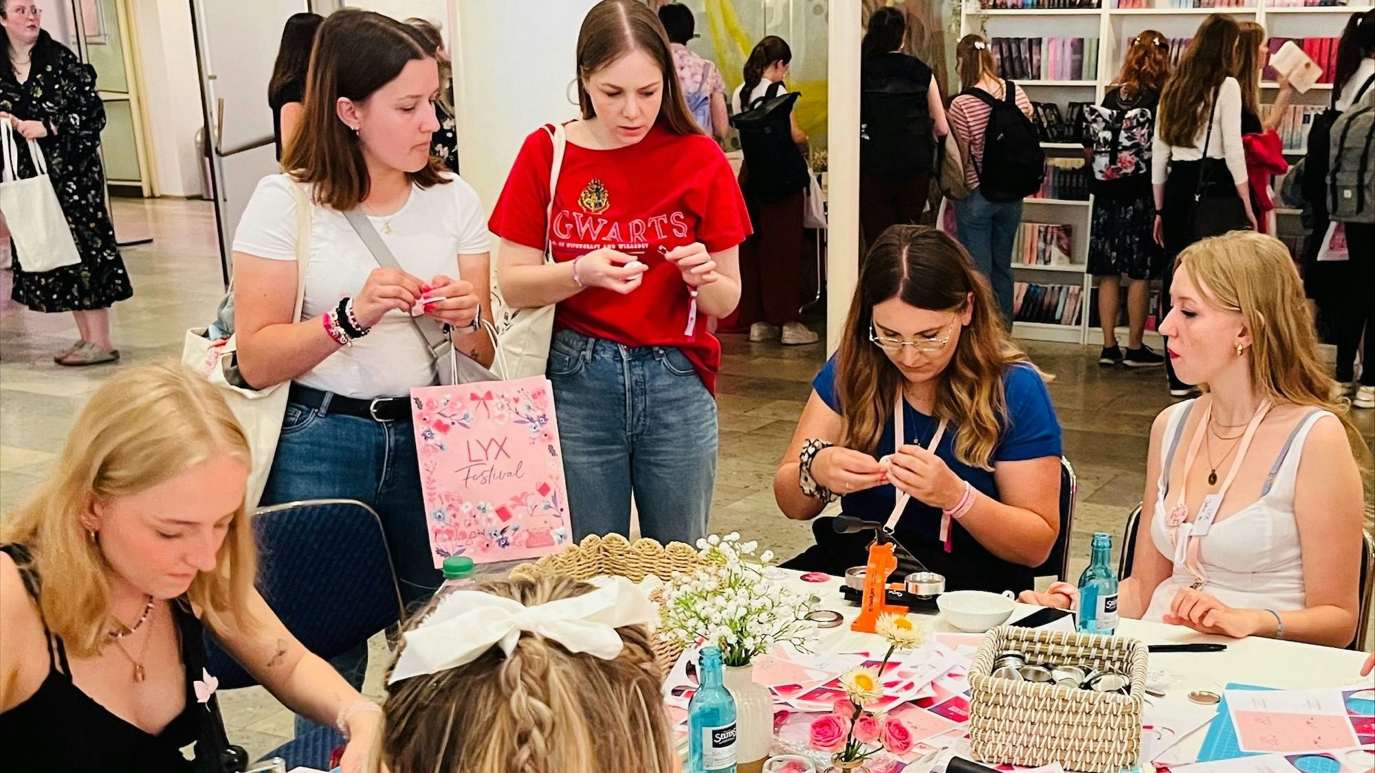 Bei zahlreichen Workshops konnten die Besucherinnen selbst in Aktion treten.