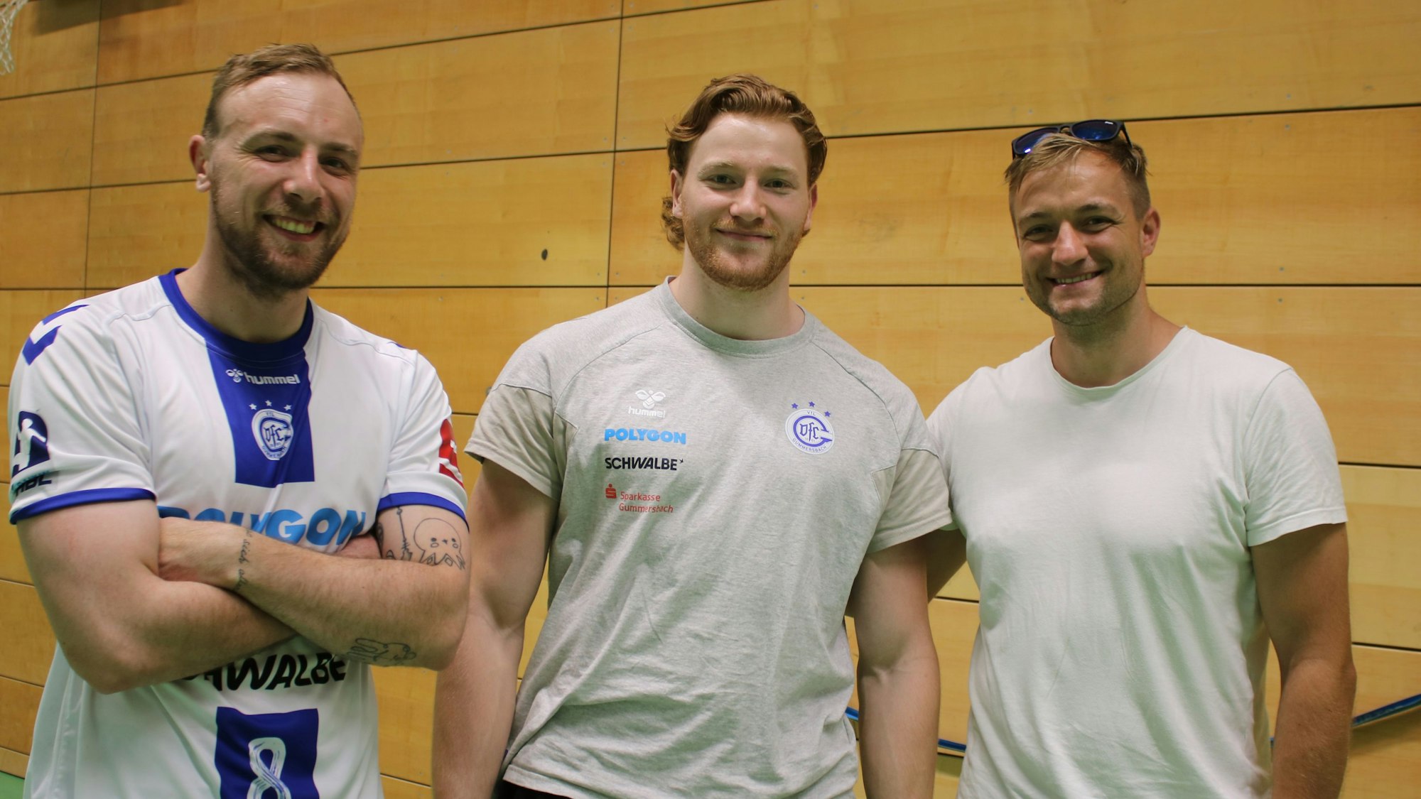 Im Gespräch Jörg Lützelberger, Tom Kiesler und Lukas Blohme (v.r.).