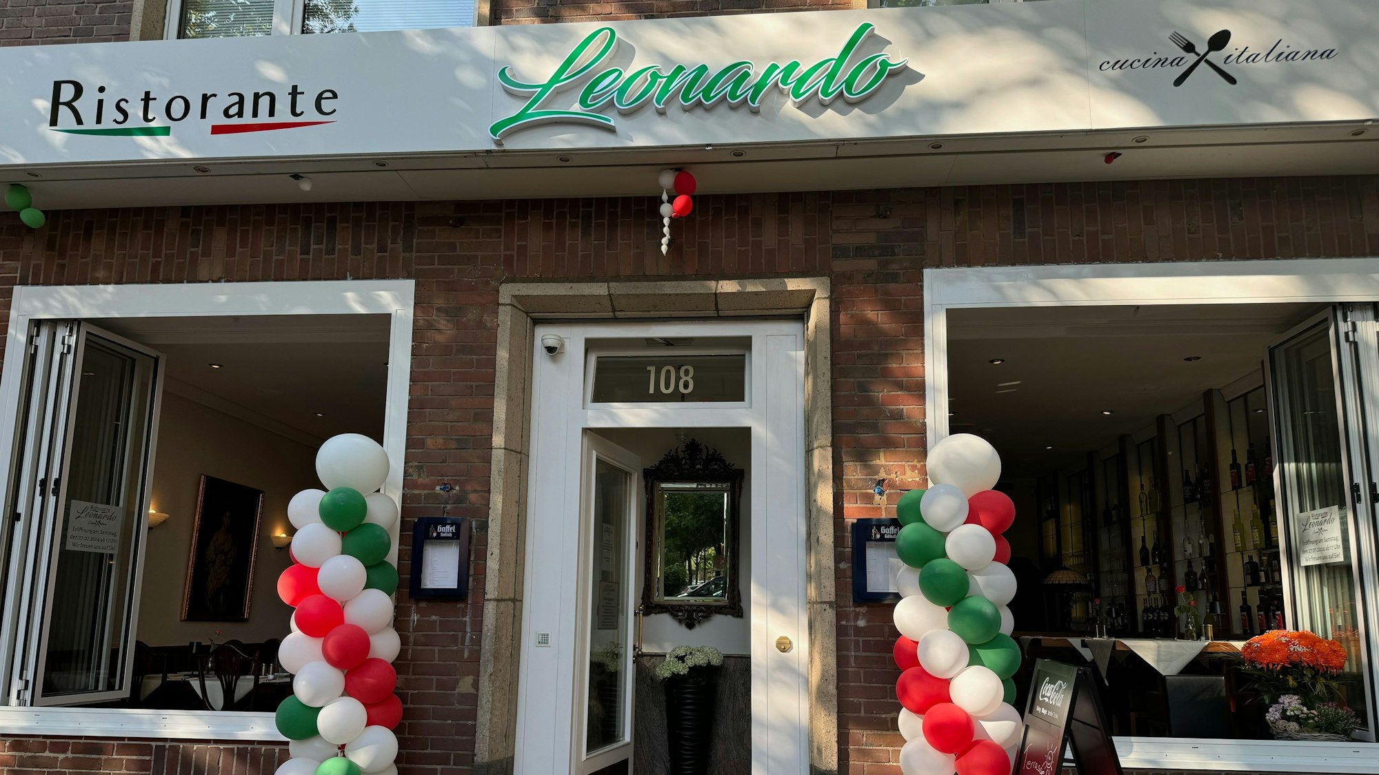 Das neue "Ristorante Leonardo" am Gottesweg.