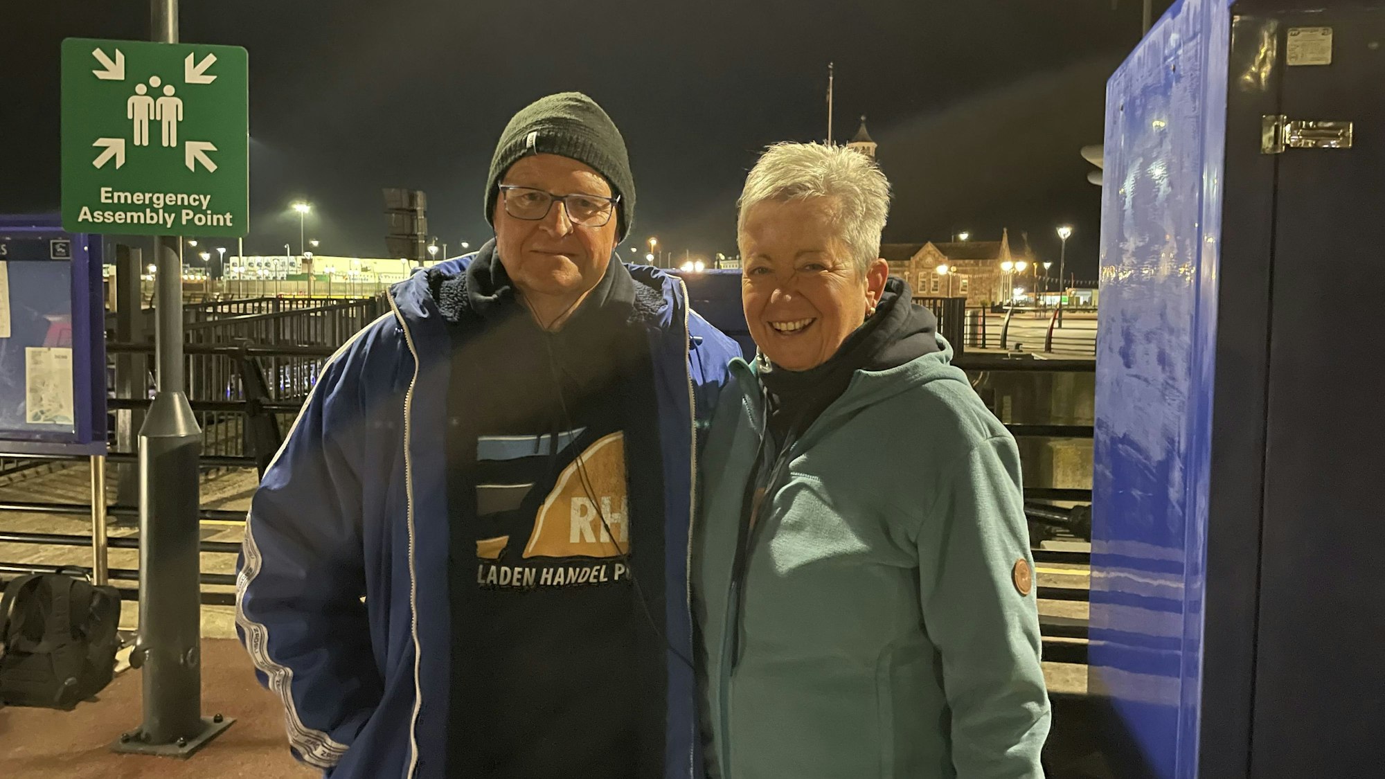 Extremschwimmer Hans Fuhrmann ubnd Gattin Sabine