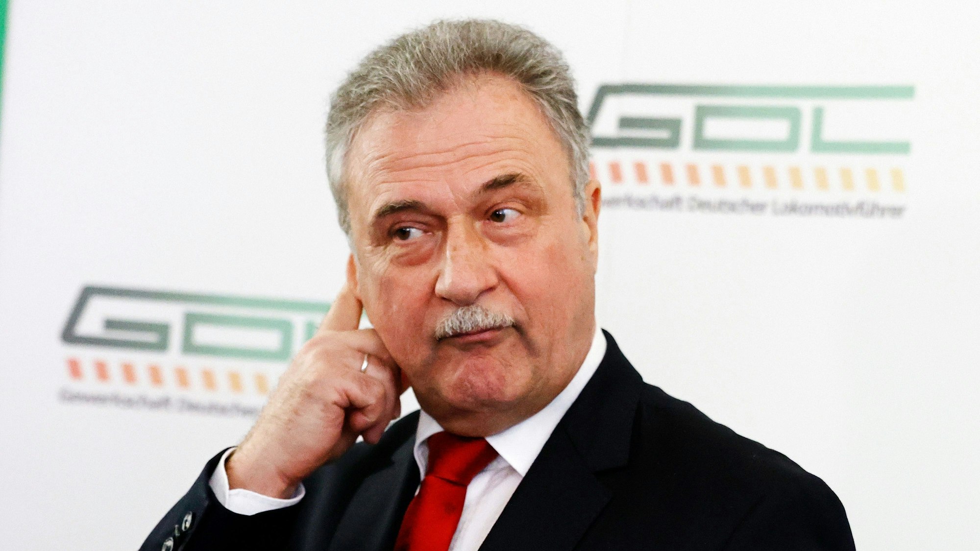 Claus Weselsky, Vorsitzender der Gewerkschaft Deutscher Lokomotivführer (GDL)