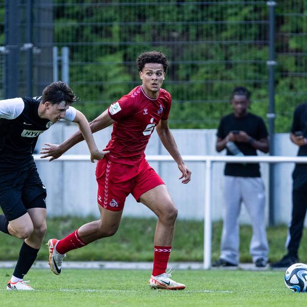 Testspiel: 1. FC Köln U19 - SV Elversberg Sportschule Hennef 10.07.2024 Chinedu Chukwukelu 1.FC Köln U19, 18 Testspiel: 1. FC Köln U19 - SV Elversberg Sportschule Hennef 10.07.2024 *** Test match 1 FC Köln U19 SV Elversberg Sportschule Hennef 10 07 2024 Chinedu Chukwukelu 1 FC Köln U19, 18 Test match 1 FC Köln U19 SV Elversberg Sportschule Hennef 10 07 2024 Copyright: xBEAUTIFULxSPORTS/Buriakovx