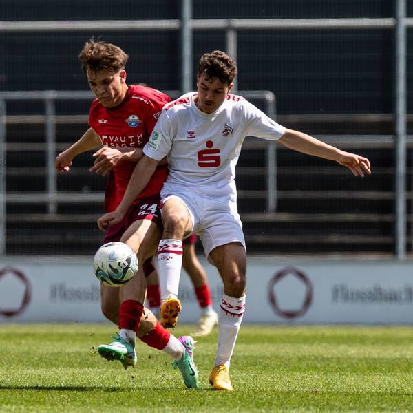 A-Junioren Bundesliga West: 1.FC Koeln U19 - SC Paderborn 07 U19, 05.05.2024 Etienne Borie 1.FC Köln U19, 10 A-Junioren Bundesliga West: 1.FC Koeln U19 - SC Paderborn 07 U19, Franz-Kremer-Stadion, 05.05.2024 *** A Junioren Bundesliga West 1 FC Koeln U19 SC Paderborn 07 U19, 05 05 2024 Etienne Borie 1 FC Köln U19, 10 A Junioren Bundesliga West 1 FC Koeln U19 SC Paderborn 07 U19, Franz Kremer Stadion, 05 05 2024 Copyright: xBEAUTIFULxSPORTS/Buriakovx