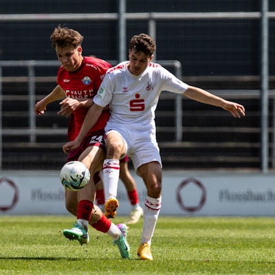 A-Junioren Bundesliga West: 1.FC Koeln U19 - SC Paderborn 07 U19, 05.05.2024 Etienne Borie 1.FC Köln U19, 10 A-Junioren Bundesliga West: 1.FC Koeln U19 - SC Paderborn 07 U19, Franz-Kremer-Stadion, 05.05.2024 *** A Junioren Bundesliga West 1 FC Koeln U19 SC Paderborn 07 U19, 05 05 2024 Etienne Borie 1 FC Köln U19, 10 A Junioren Bundesliga West 1 FC Koeln U19 SC Paderborn 07 U19, Franz Kremer Stadion, 05 05 2024 Copyright: xBEAUTIFULxSPORTS/Buriakovx