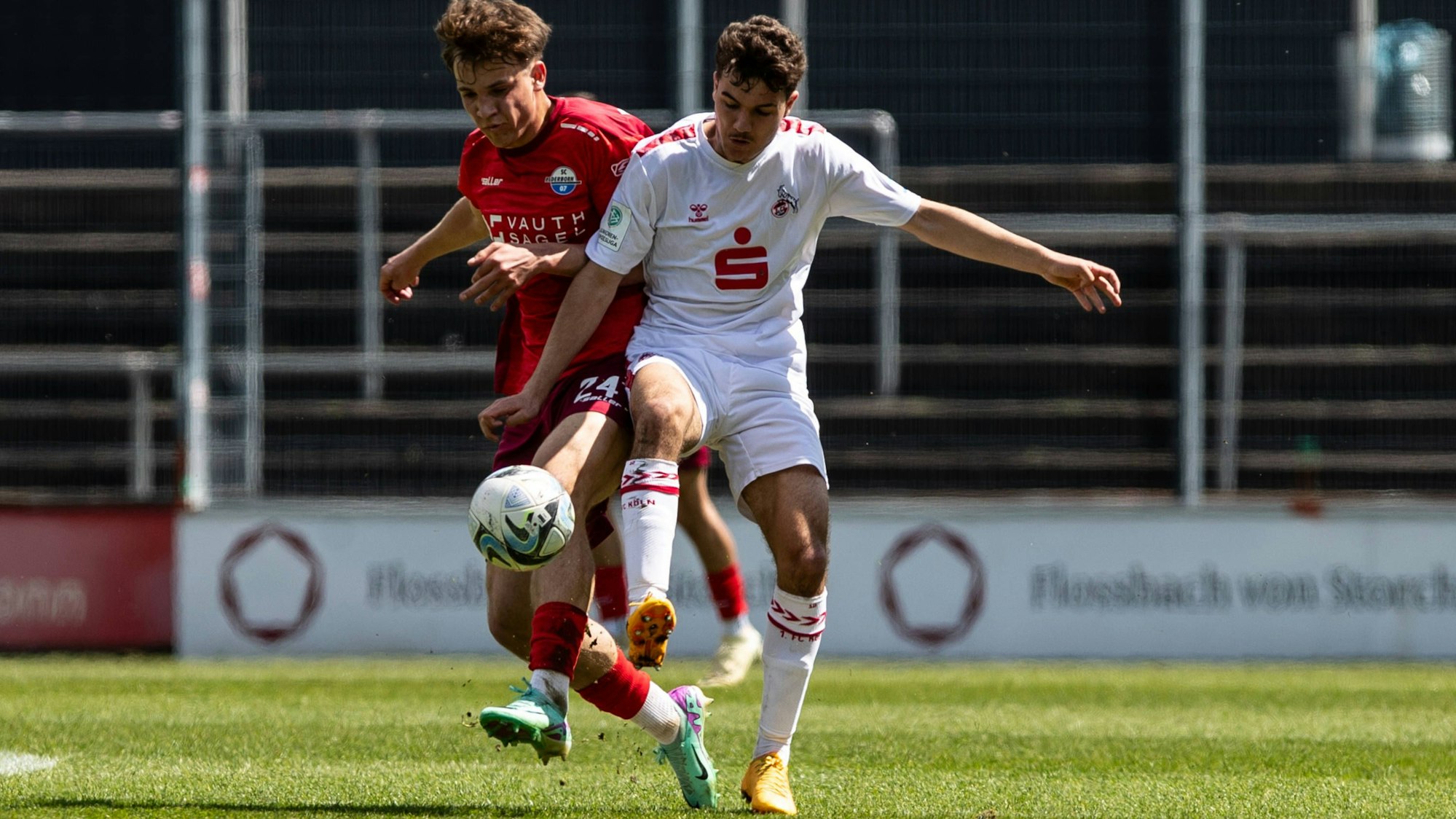 A-Junioren Bundesliga West: 1.FC Koeln U19 - SC Paderborn 07 U19, 05.05.2024 Etienne Borie 1.FC Köln U19, 10 A-Junioren Bundesliga West: 1.FC Koeln U19 - SC Paderborn 07 U19, Franz-Kremer-Stadion, 05.05.2024 *** A Junioren Bundesliga West 1 FC Koeln U19 SC Paderborn 07 U19, 05 05 2024 Etienne Borie 1 FC Köln U19, 10 A Junioren Bundesliga West 1 FC Koeln U19 SC Paderborn 07 U19, Franz Kremer Stadion, 05 05 2024 Copyright: xBEAUTIFULxSPORTS/Buriakovx