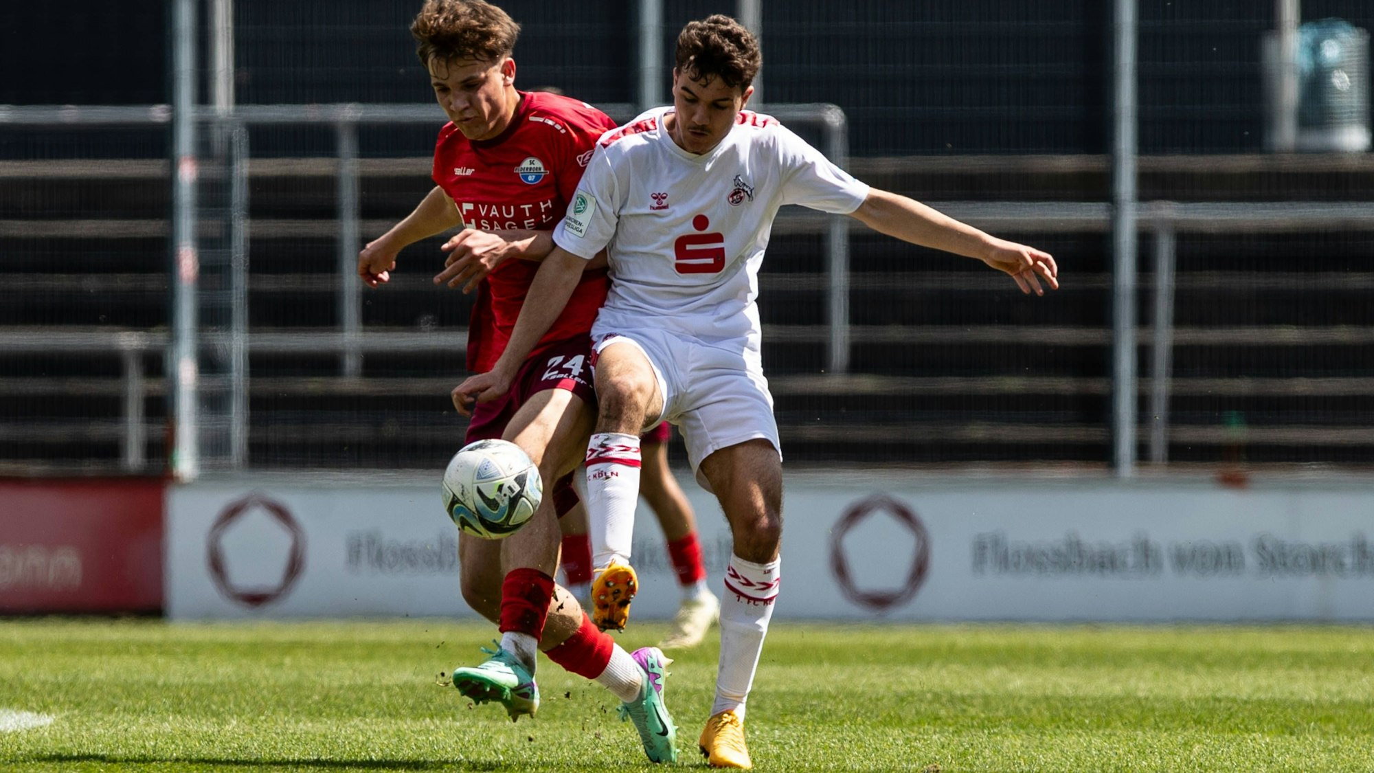 A-Junioren Bundesliga West: 1.FC Koeln U19 - SC Paderborn 07 U19, 05.05.2024 Etienne Borie 1.FC Köln U19, 10 A-Junioren Bundesliga West: 1.FC Koeln U19 - SC Paderborn 07 U19, Franz-Kremer-Stadion, 05.05.2024 *** A Junioren Bundesliga West 1 FC Koeln U19 SC Paderborn 07 U19, 05 05 2024 Etienne Borie 1 FC Köln U19, 10 A Junioren Bundesliga West 1 FC Koeln U19 SC Paderborn 07 U19, Franz Kremer Stadion, 05 05 2024 Copyright: xBEAUTIFULxSPORTS/Buriakovx
