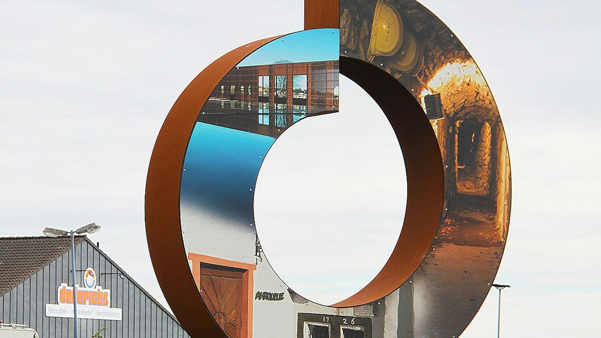 Blick auf das stilisierte "b".