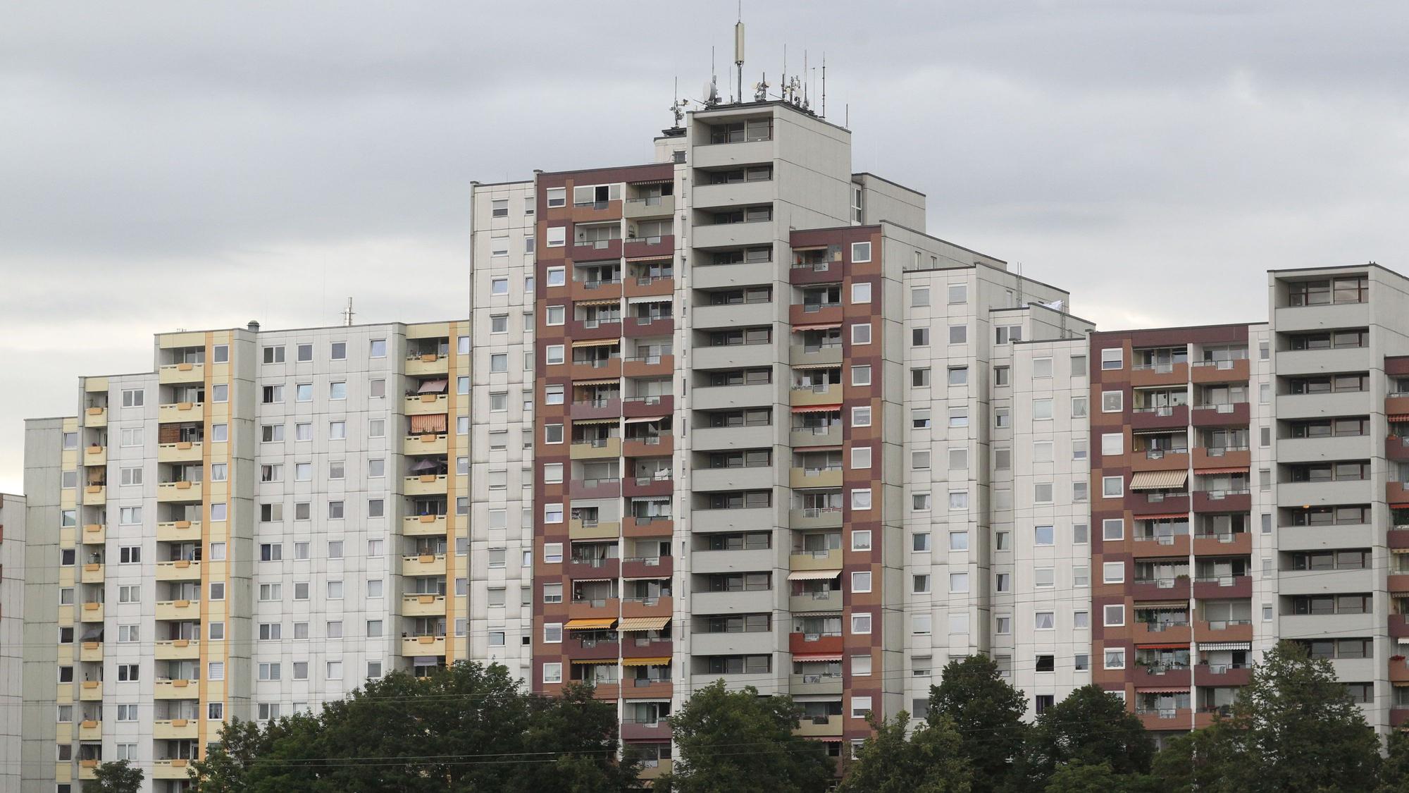 In der Ankerstraße in Sankt Augustin steht mit 18 Etagen das höchste Haus im Rhein-Sieg-Kreis