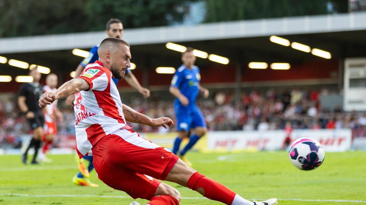 Regionalliga West Fortuna Köln - 1. FC Düren, 09.08.2024 Stipe Batarilo Fortuna Köln, 8. Regionalliga West, Fortuna Köln - 1. FC Düren, 3. Spieltag, am 09.08.2024, Südstadion, Köln *** Regionalliga West Fortuna Köln 1 FC Düren, 09 08 2024 Stipe Batarilo Fortuna Köln, 8 Regionalliga West, Fortuna Köln 1 FC Düren, 3 Matchday, on 09 08 2024, Südstadion, Cologne Copyright: xBEAUTIFULxSPORTS/Meuselx