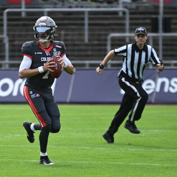 Isaiah Weed Cologne Centuirions Frankfurt Galaxy Spielfotos 04.08.2024 Isaiah Weed Cologne Centuruions, ELF, Week 11, Cologne Centurions gegen Frankfurt Galaxy am 04. August 2024 im Südstadion Köln Endstand 43:37 für die Cologne Centuirions *** Isaiah Weed Cologne Centuirions Frankfurt Galaxy Match Photos 04 08 2024 Isaiah Weed Cologne Centuruions , ELF, Week 11, Cologne Centurions vs Frankfurt Galaxy on 04 August 2024 at Südstadion Köln Final Score 43 37 for Cologne Centuirions