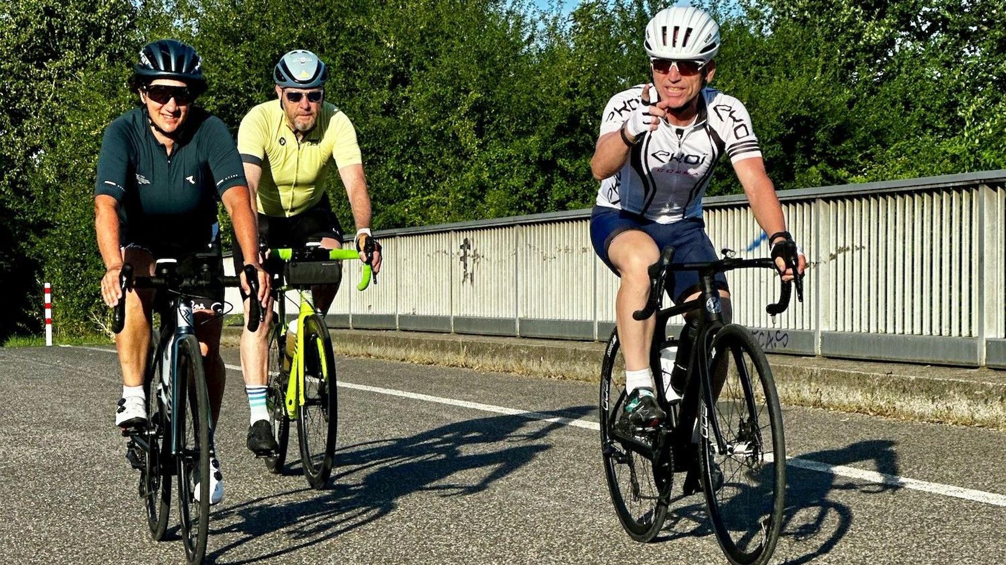 Schon früh am Sonntag, 11. August, starteten die Teilnehmer beim 6. Hennefer Radsporttag.