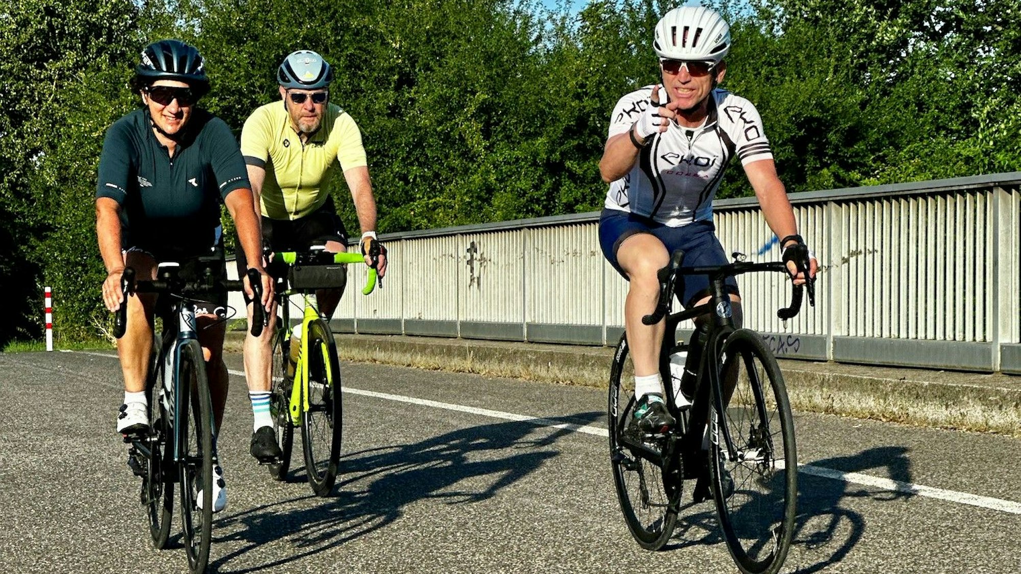 Schon früh am Sonntag, 11. August, starteten die Teilnehmer beim 6. Hennefer Radsporttag.