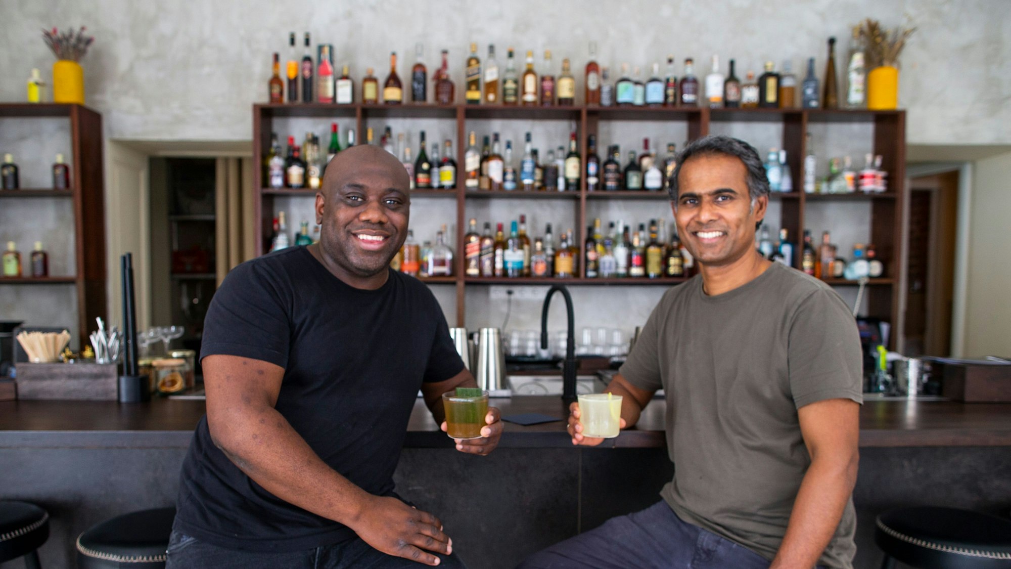 Samuel Antonio-Bernardo und Indika Silva im „Zest & Spice“.