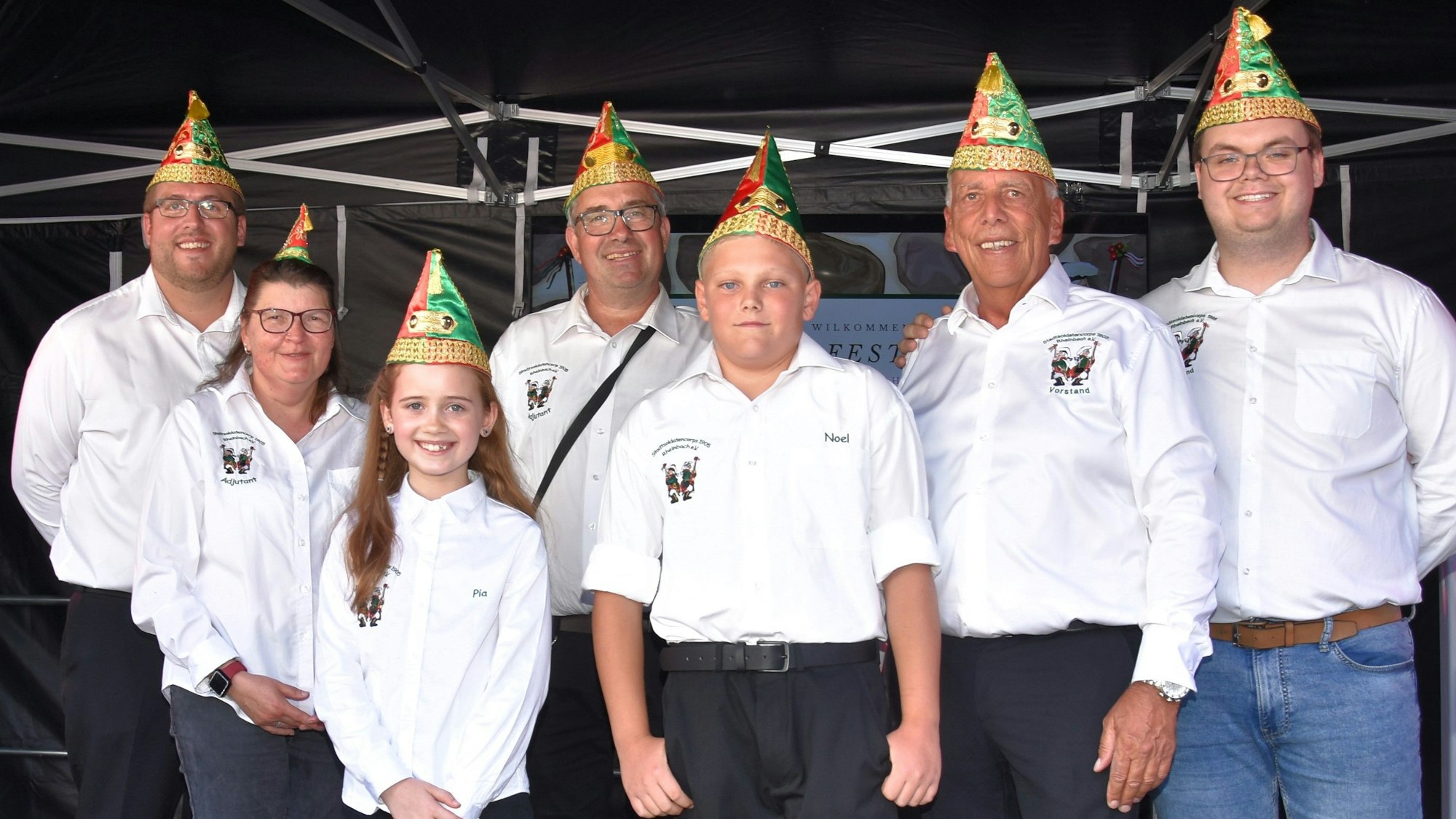 Auf dem Sommerfest vorgestellt: Noel und Pia sind das Kinderprinzenpaar der kommenden Session.