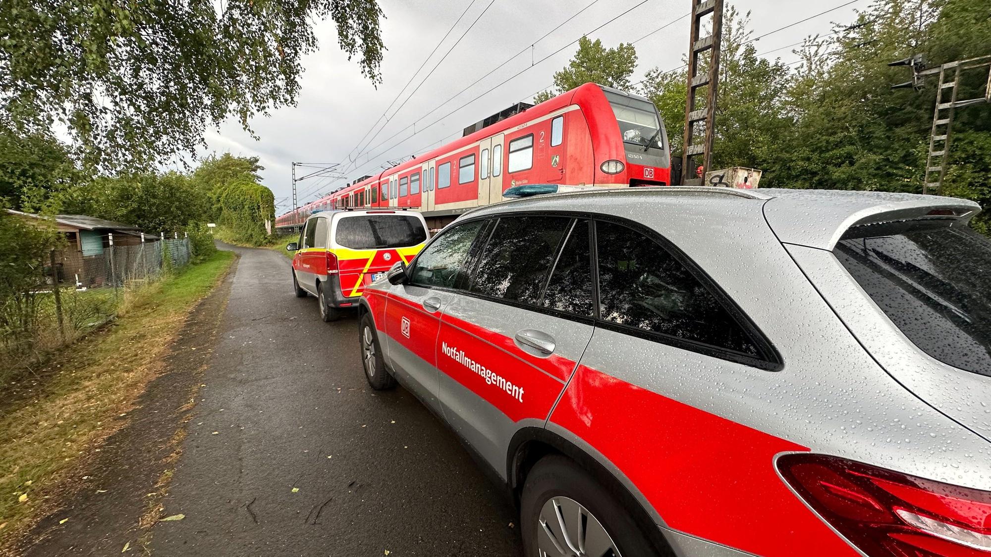 Ein Notfallmanager der Bahn wurde nach Hennef geschickt.
