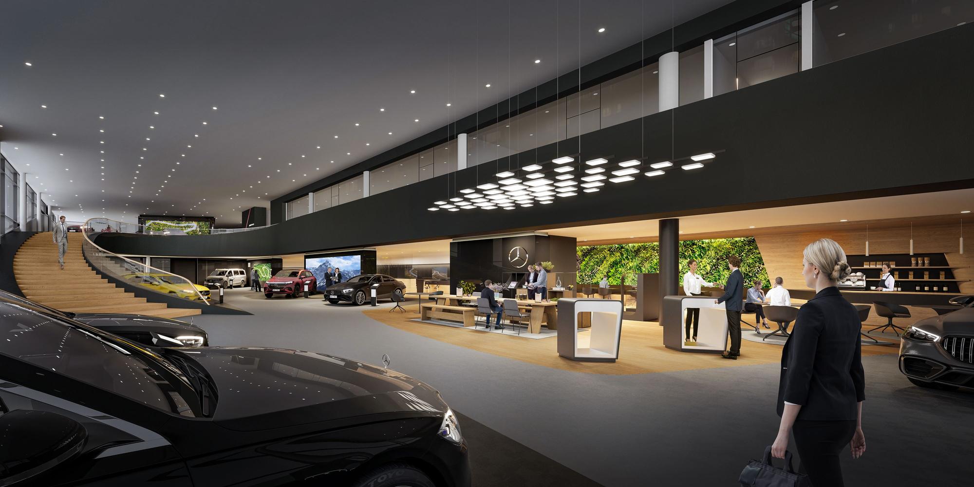 Auf dem Bild ist der geplante Showroom zu sehen.