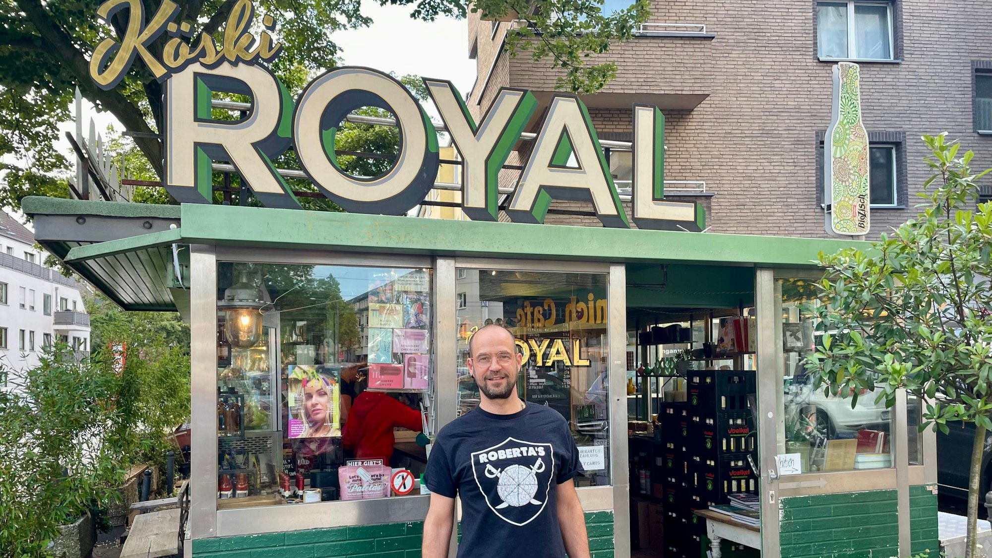 André Paulssen betreibt seit sechs Jahren den außergewöhnlichen Kiosk