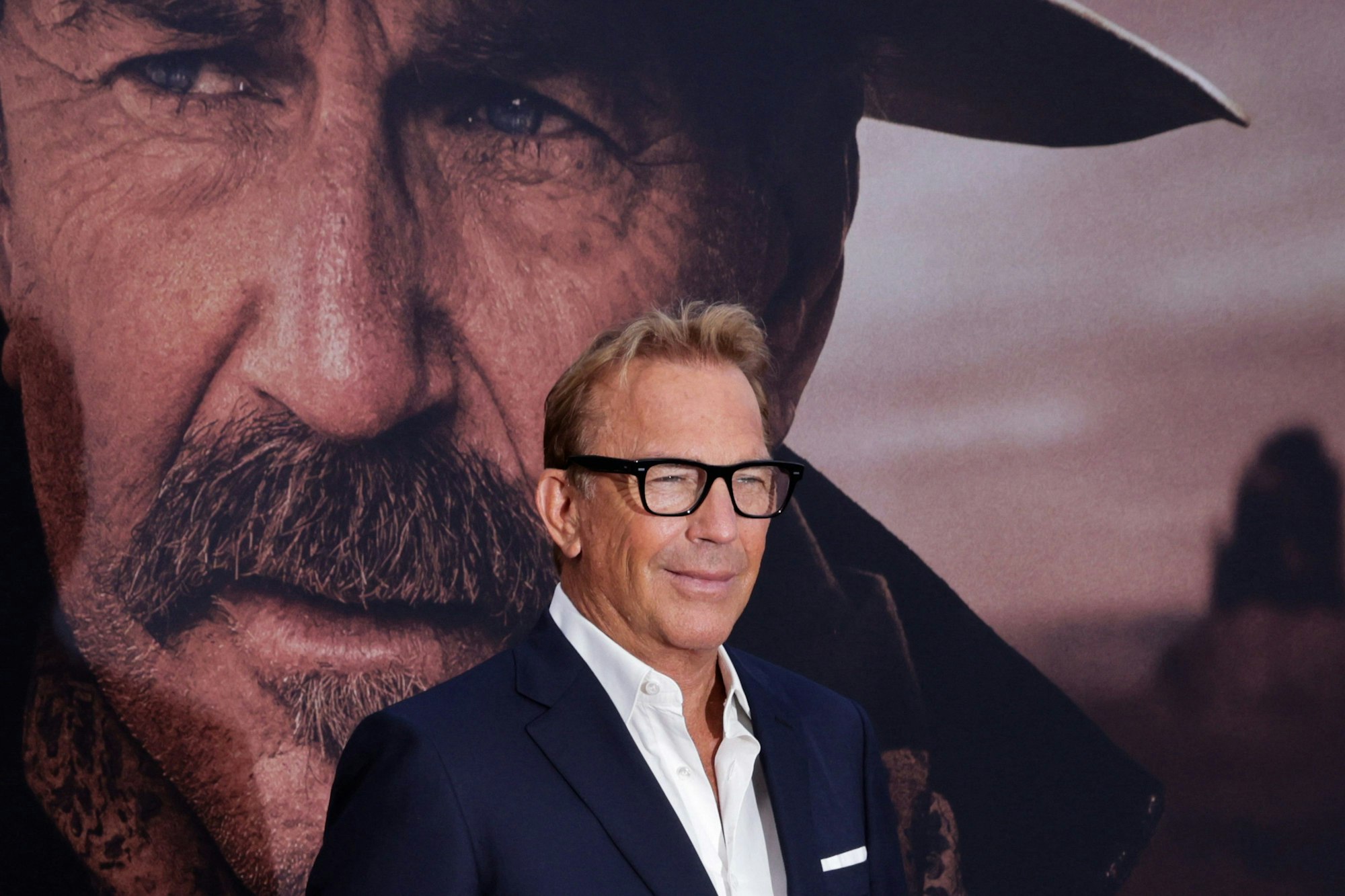 Berlin: Schauspieler Kevin Costner bei der Deutschlandpremiere seines Films „Horizon“ im UCI Kinowelt Zoo Palast. Kevin Costner ist Hauptdarsteller, Regisseur und Drehbuchautor des Films.