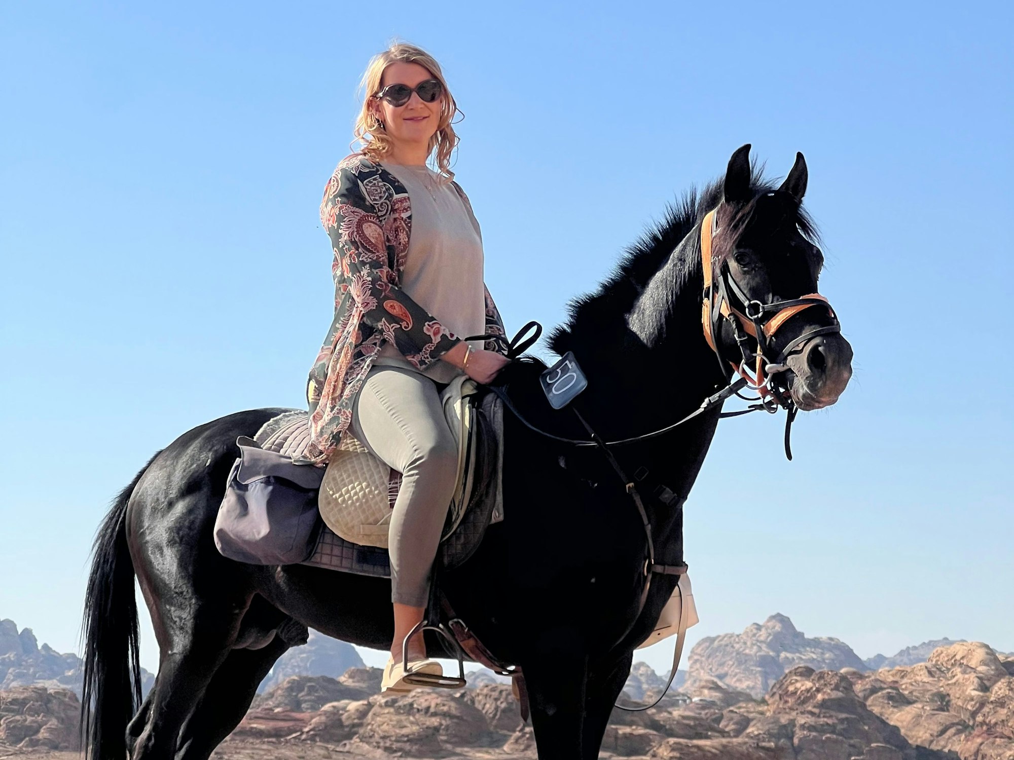Julia Komp in Jordanien