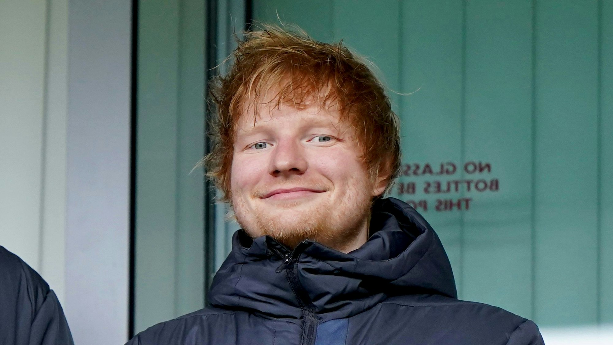 Ed Sheeran im Stadion von Ipswich Town