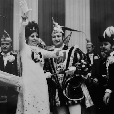 Annemarie und Franz Schenkelberg aus Hennef als Prinzenpaar 1971.