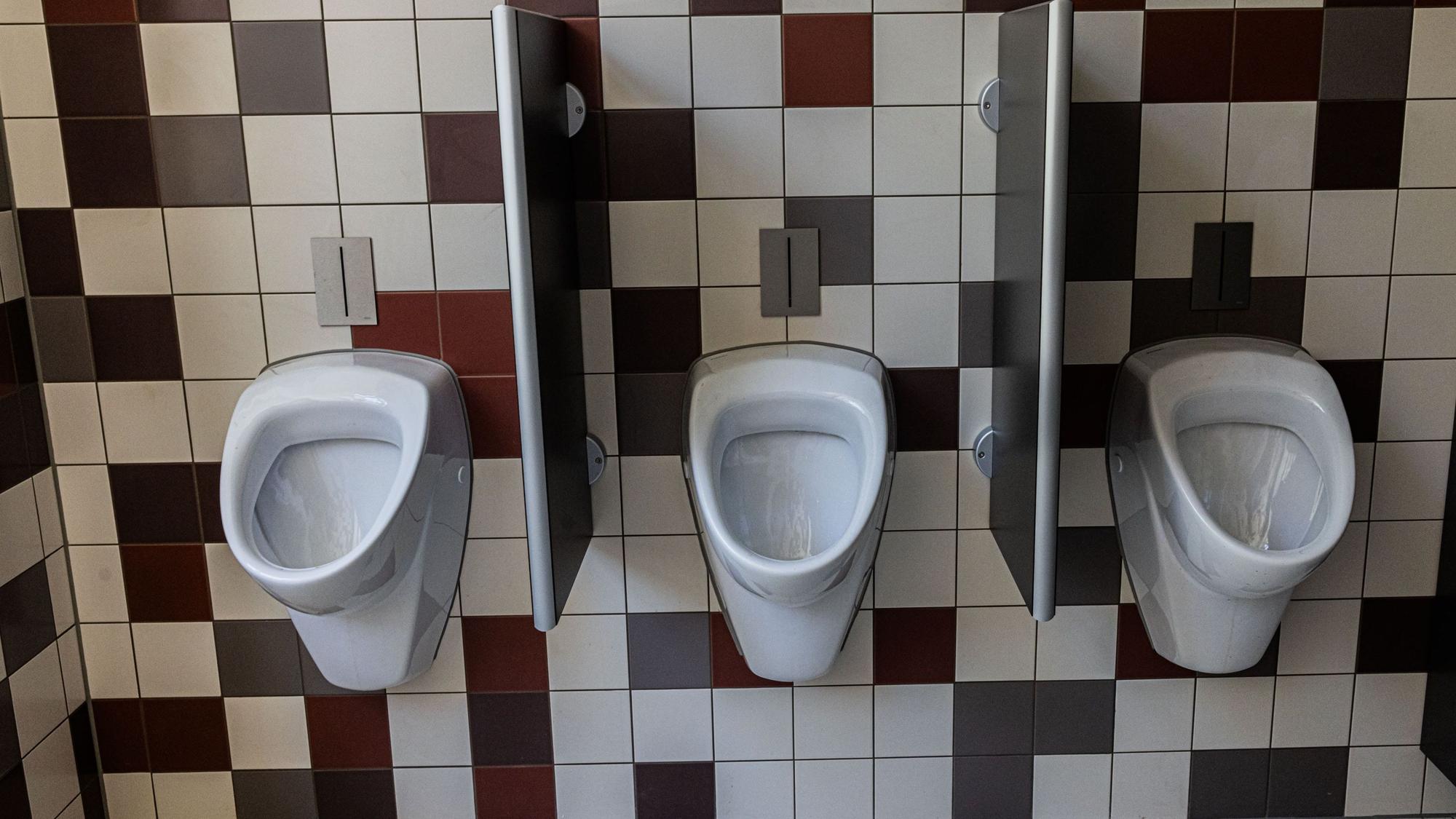 Die neuen Toiletten.