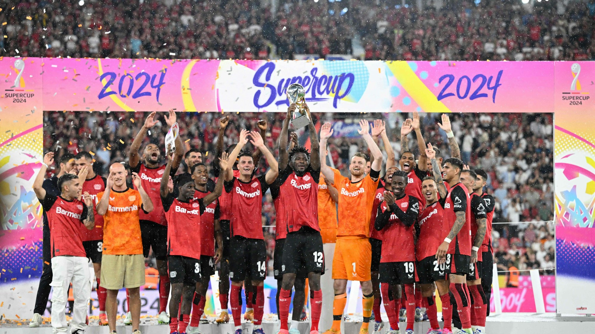 Bayer Leverkusen hat den Supercup 2024 gewonnen.