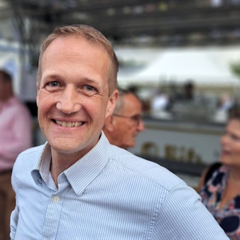 Michael Freiherr von Maltzahn beim Sommerfest der CDU auf dem Hebborner Hopf am 14. August 2024.